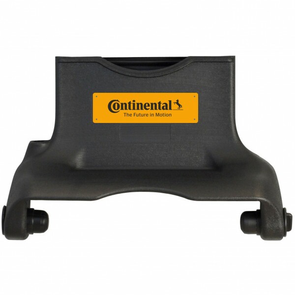 Expositor Preto com Placa Logo Continental.