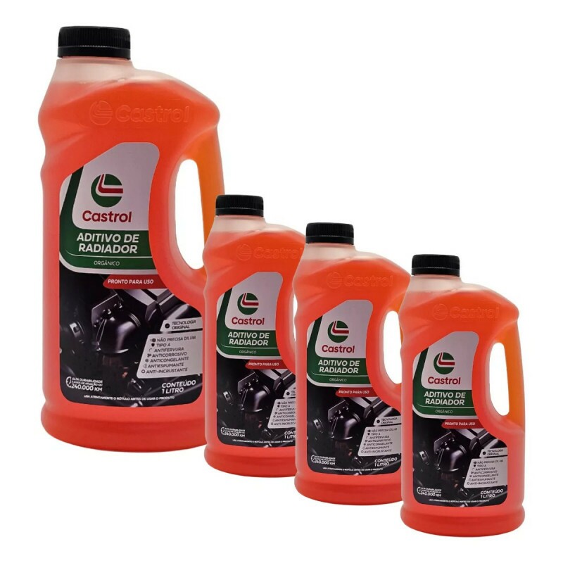 Aditivo de Radiador Pronto Uso Laranja Orgânico 1 Litro - Castrol Aditivo de Radiador Pronto Uso Laranja Orgânico 1 Litro - Castrol