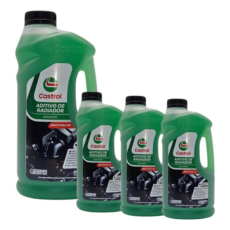 Aditivo de Radiador Pronto Uso Verde Inorgânico 1 Litro - Castrol Aditivo de Radiador Pronto Uso Verde Inorgânico 1 Litro - Castrol