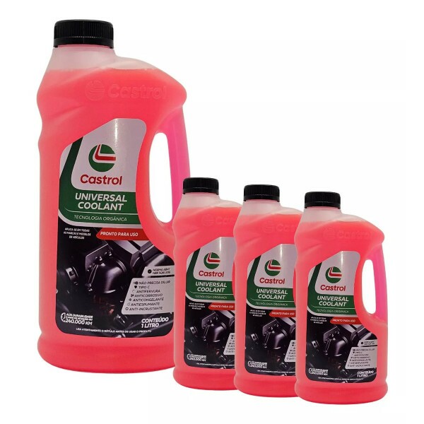 Aditivo de Radiador Pronto Uso Universal Coolant 1 Litro - Castrol