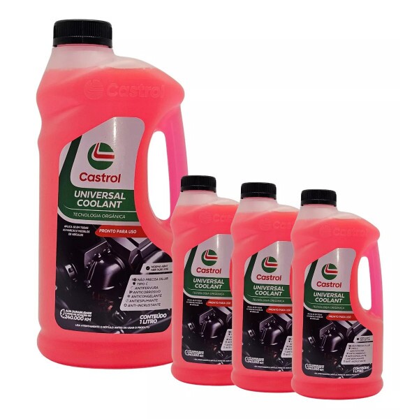 Aditivo de Radiador Pronto Uso Universal Coolant 1 Litro - Castrol Aditivo de Radiador Pronto Uso Universal Coolant 1 Litro - Castrol