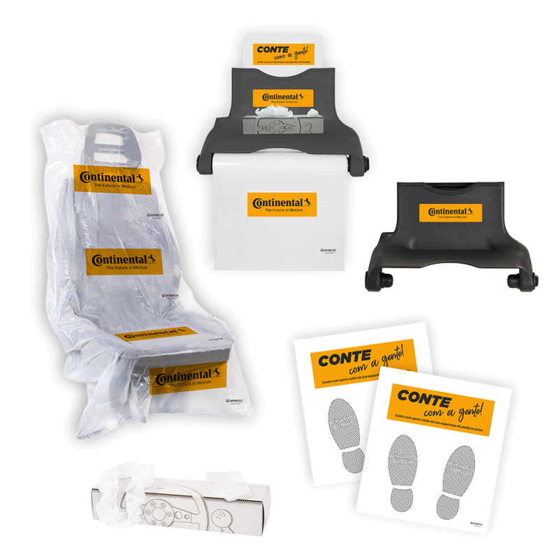 Kit de Protetivos de Oficina Continental.