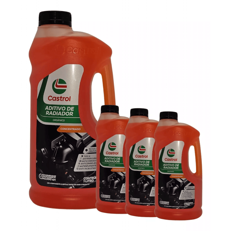 Aditivo de Radiador Concentrado Organico Laranja 1 Litro - Castrol